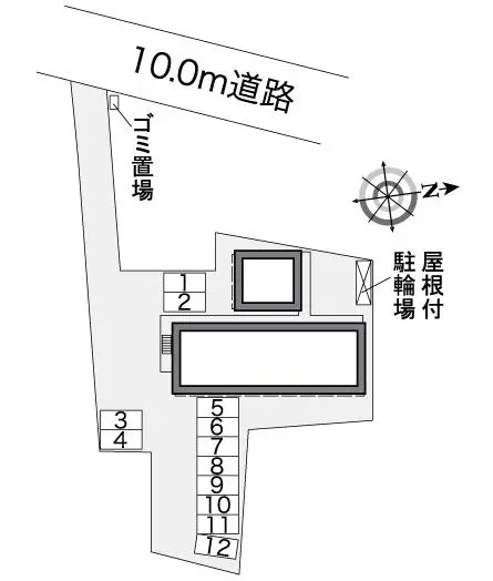 ★手数料０円★富士宮市大岩　月極駐車場（LP）